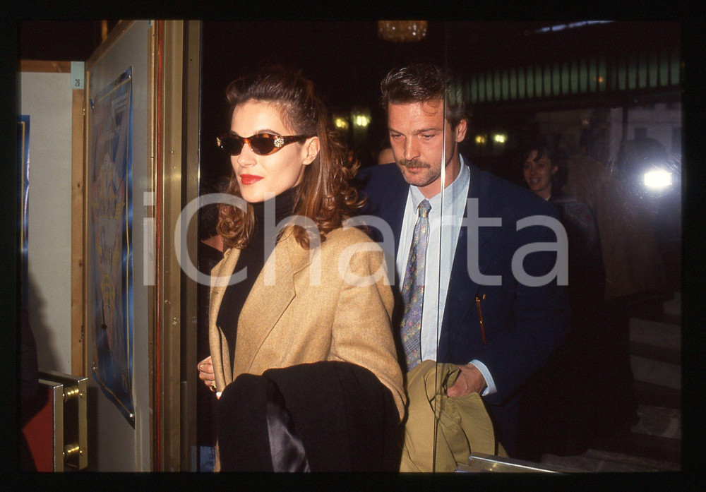 35mm vintage slide* 1993 SANREMO Gala UNICEF Stefano TACCONI e Laura SPERANZA 9