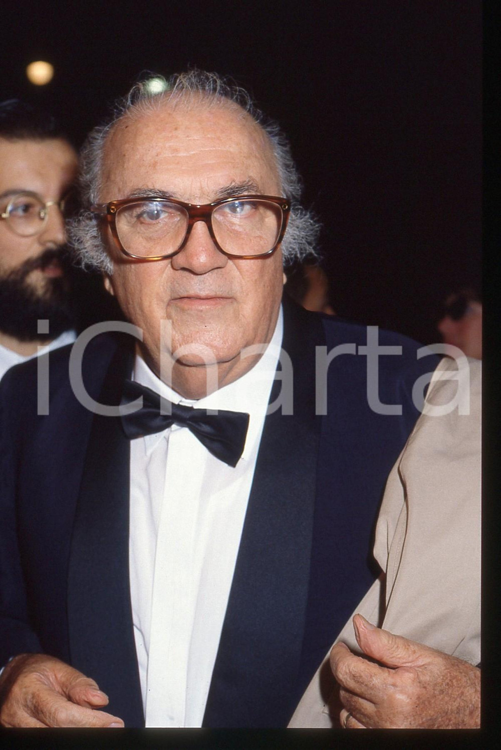 Fotografia d epoca originale 35mm vintage slide 1990 MOSTRA DI VENEZIA Federico FELLINI Ritratto regista 6 1
