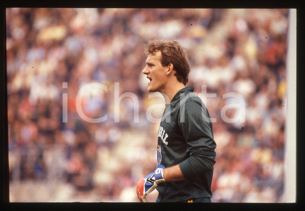 35mm vintage slide* 1989 BOLOGNA CALCIO ITALIA vs BRASILE 0-1 Cláudio TAFFAREL 2