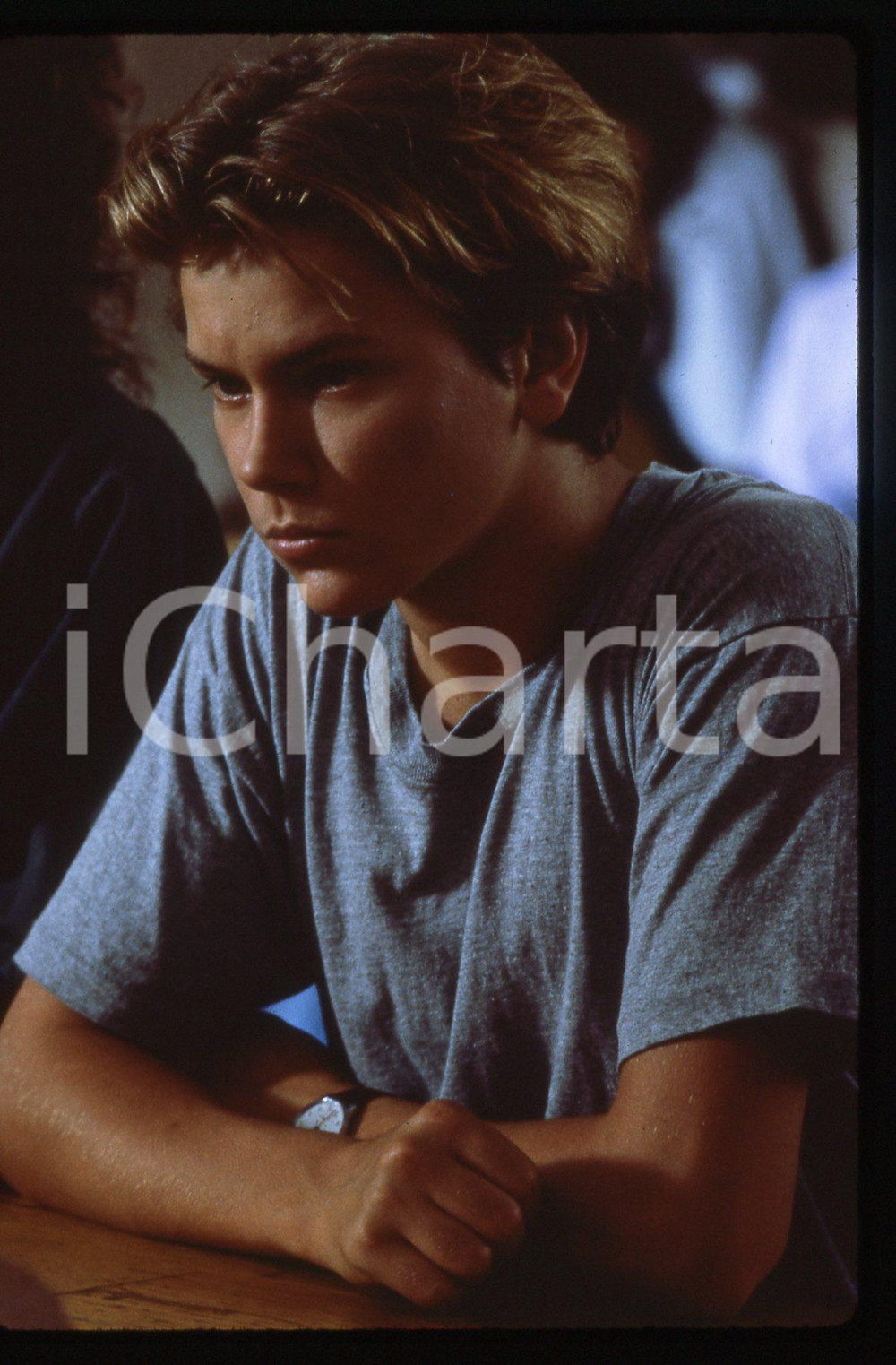 35mm vintage slide*1988 RUNNING ON EMPTY River PHOENIX in una scena del film 11