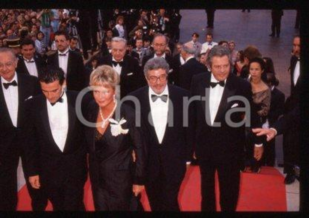 35mm vintage slide* 1989 CANNES Festival Marina VLADY Marcello Mastroianni (38)