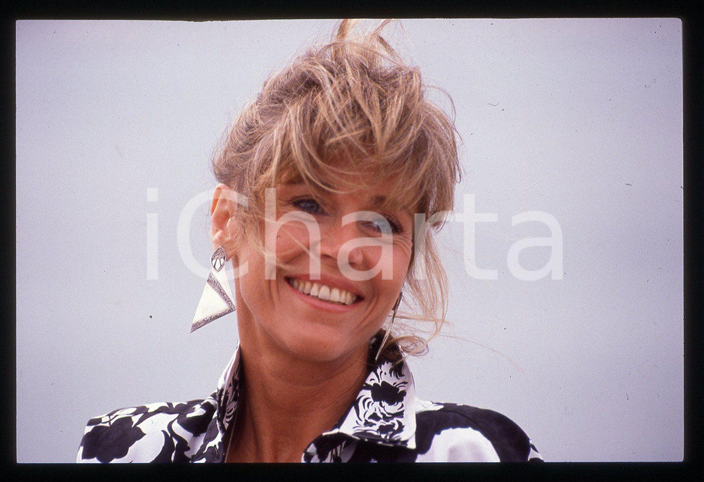 35mm vintage slide* 1989 FESTIVAL CANNES - Jane FONDA - Ritratto dell'attrice 29