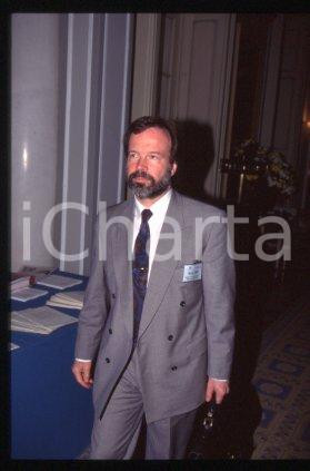 35mm vintage slide* 1995 ca ITALY Economist of Deutsche Bank Norbert WALTER (25)