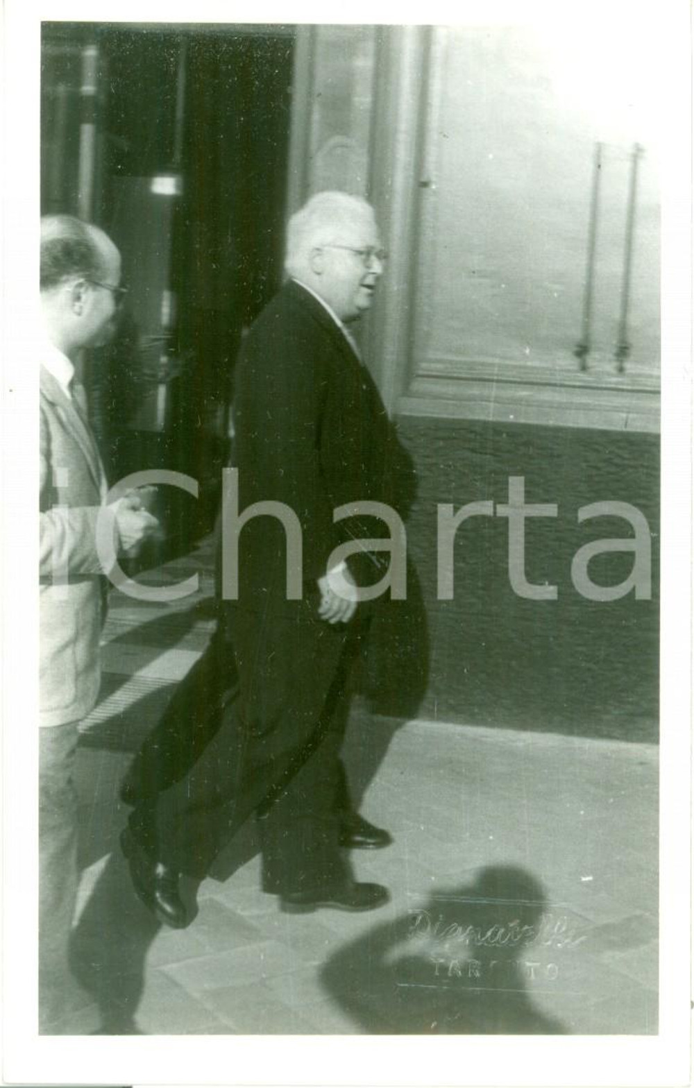Fotografia d epoca originale 1949 PREMIO TARANTO Il critico letterario Francesco FLORA  Foto 1