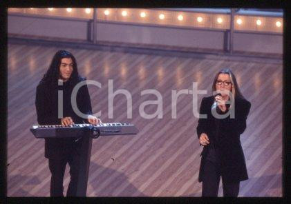 35mm vintage slide* 1999 ca ITALY Pop rock band SOERBA on the stage (14)