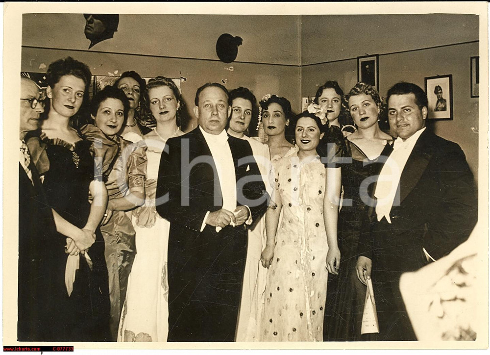 Fotografia d epoca originale 1939 MILANO Piazza BELGIOIOSO Promesse della musica 1