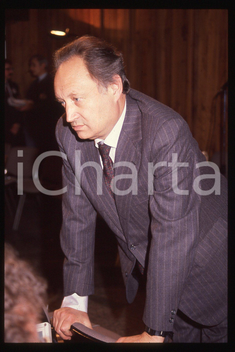 35mm vintage slide* 1995 ca MILANO - GERAZIMOV Director of PRAVDA (7)