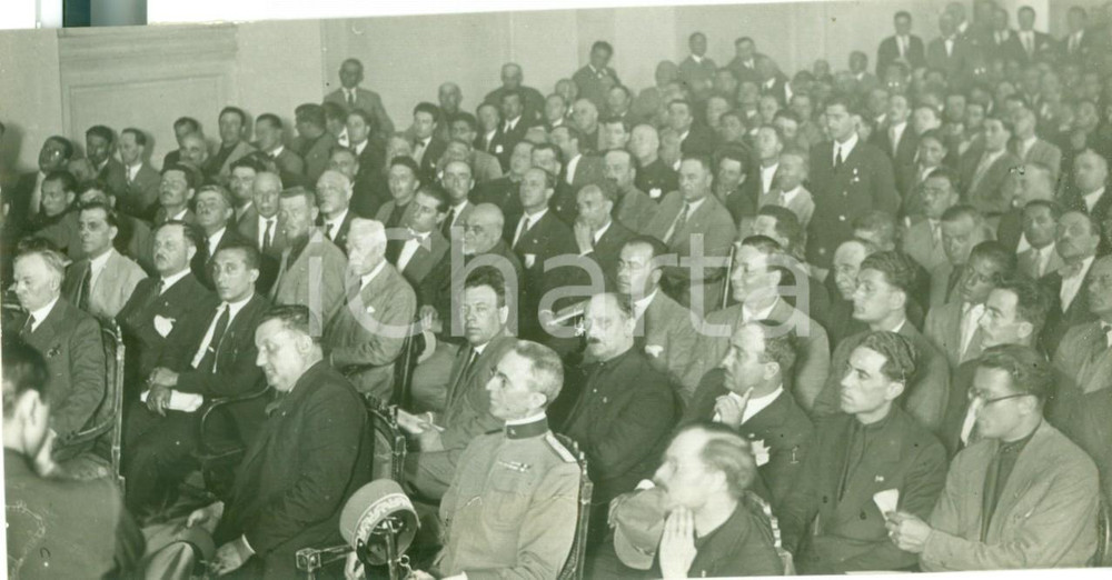 Fotografia d epoca originale 1935 ca ROMA Riunione dell Istituto Fascista di Tecnica Agraria Fotografia 1
