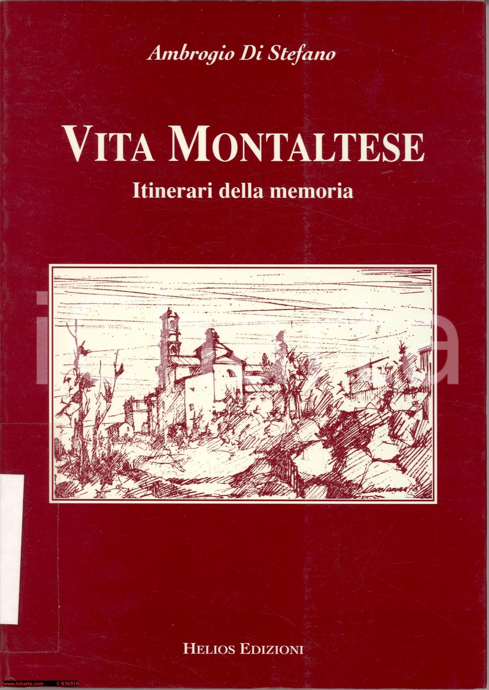 Libro, pubblicazione d'epoca MONTALTO DELLE MERCHE Di Stefano VITA MONTALTESE libro 1