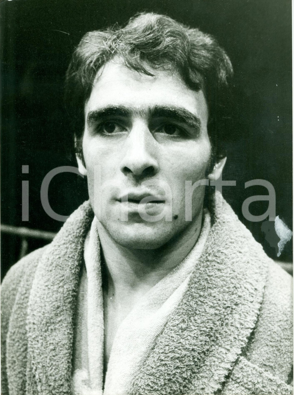 Fotografia d epoca originale 1980 ca BOXE Ritratto pugile Primo BANDINI Fotografia 1