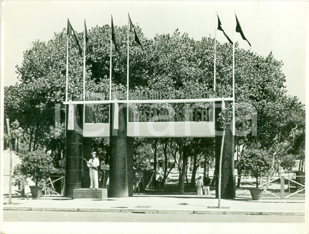 Fotografia d epoca originale 1938 ROMA Campo Avanguardisti marinari del Fascio Italiani all Estero FOTOGRAFIA 1