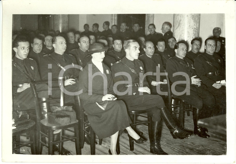 Fotografia d epoca originale 1935 NAPOLI Segretari Federali dell Italia meridionale riuniti Fotografia 1