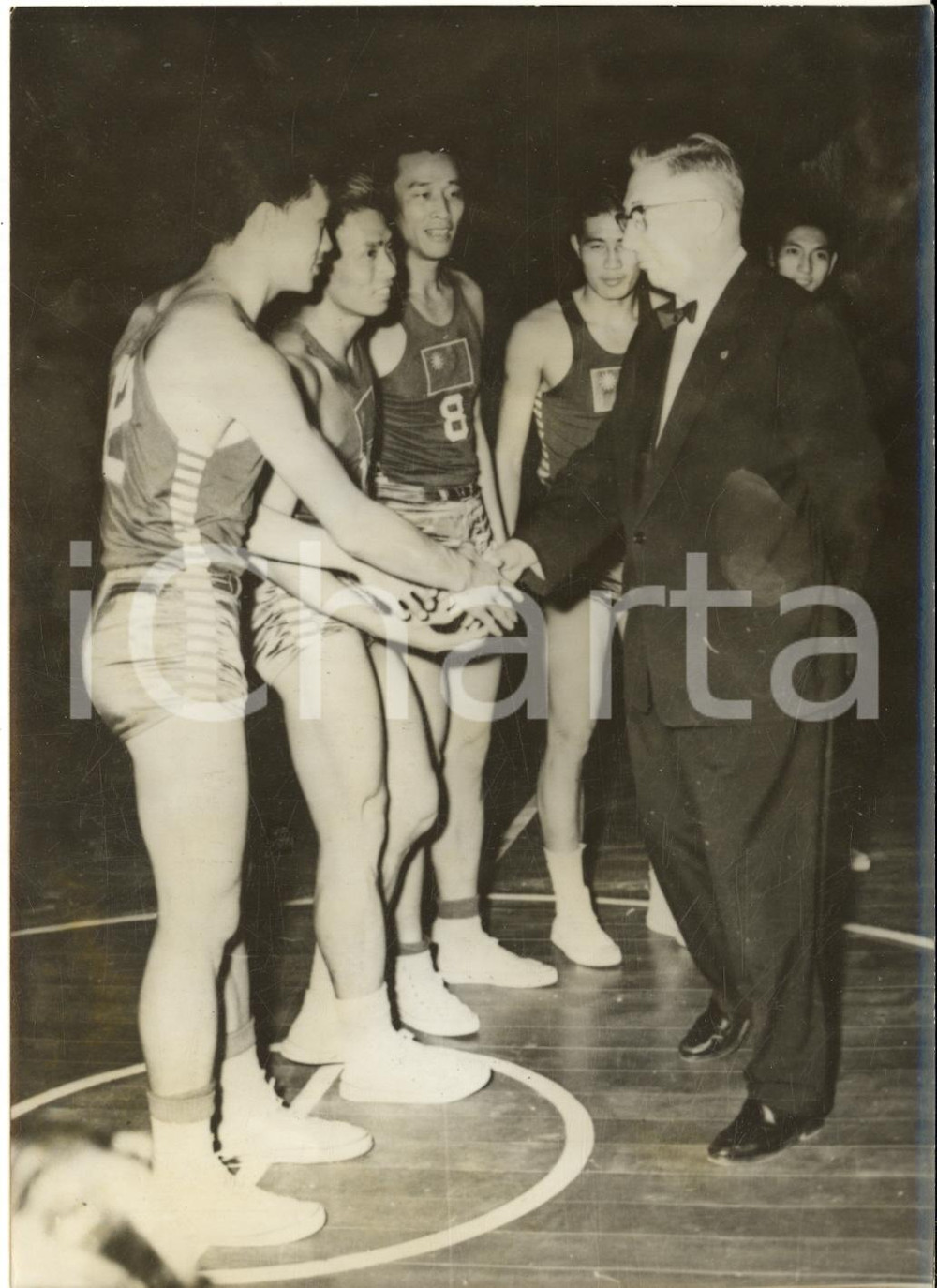 1959 CHILE World BASKETBALL Championship - Brazil wins the title *Photo 13x18 cm