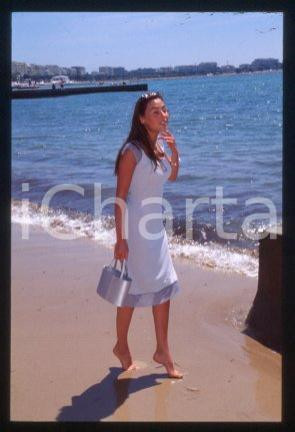35mm vintage slide* 1995 ca CANNES Vanessa DEMOUY Actress and model (10)