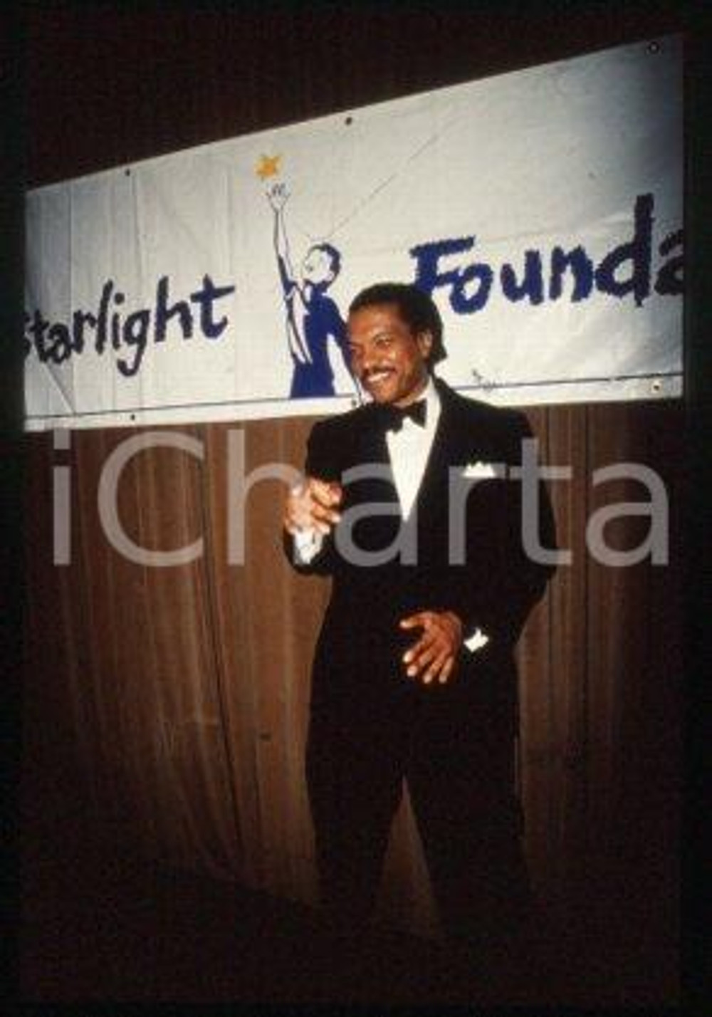 35mm vintage slide* 1989 NEW YORK Starlight Foundation Billy Dee WILLIAMS (3)