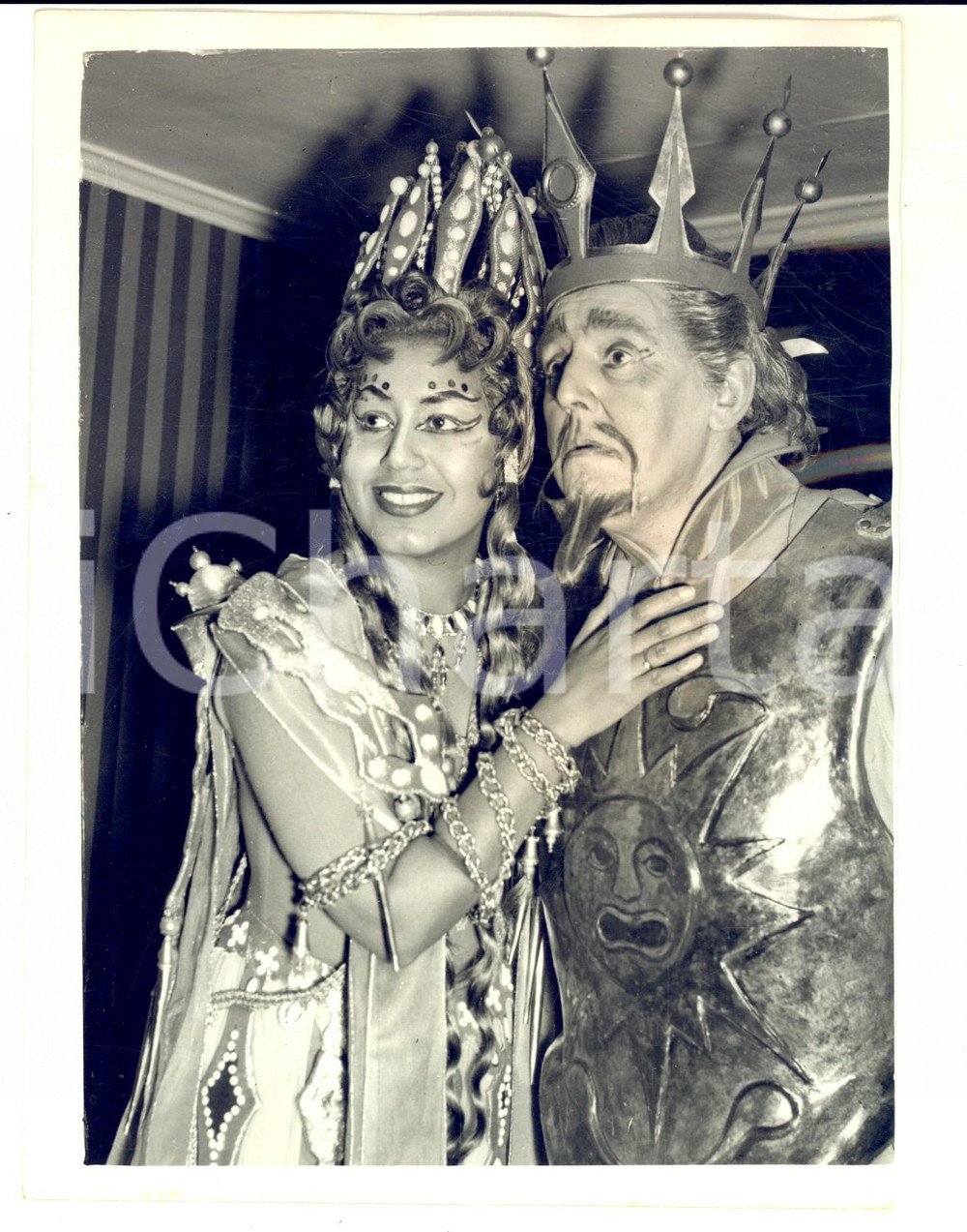 1954 LONDON COVENT GARDEN "Le Coq d'Or" Mattiwilda DOBBS and Howell GLYNNE Photo