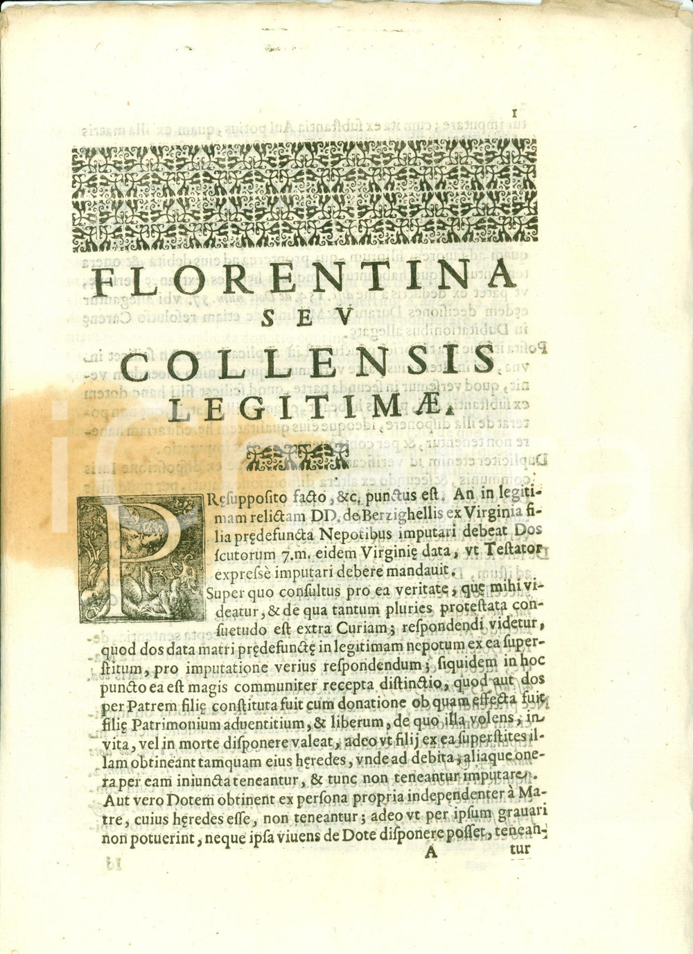Documento originale, autentico 1676 COLLE VAL D ELSA SI Restituzione dote Virginia USIMBARDI BERZIGHELLI 1