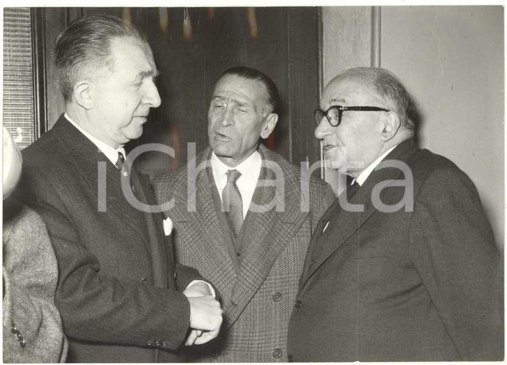 1958 ROMA Consiglio Nazionale DEMOCRAZIA CRISTIANA - Giuseppe PELLA Adone ZOLI