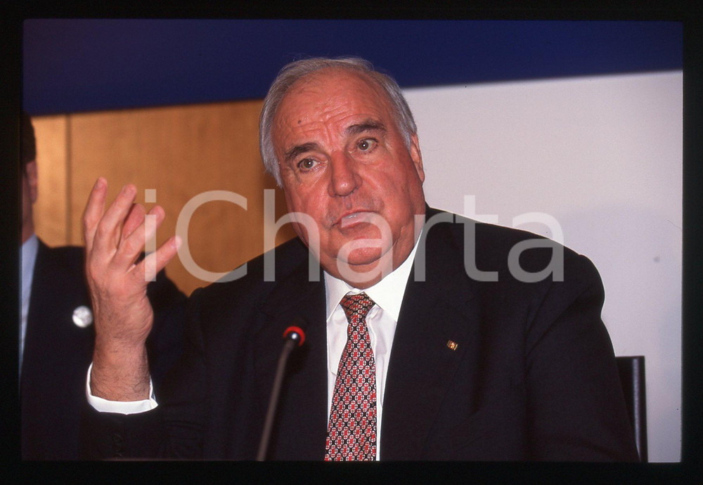 35mm vintage slide* 1996 TORINO Helmut KOHL al vertice "MAASTRICHT-DUE" (5)