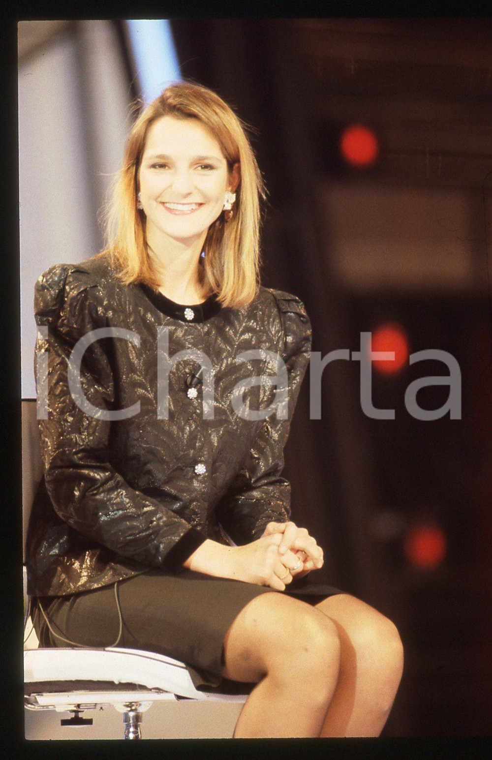 35mm vintage slide*1990ca COSTUME Dorina VACCARONI Ritratto della schermitrice 4