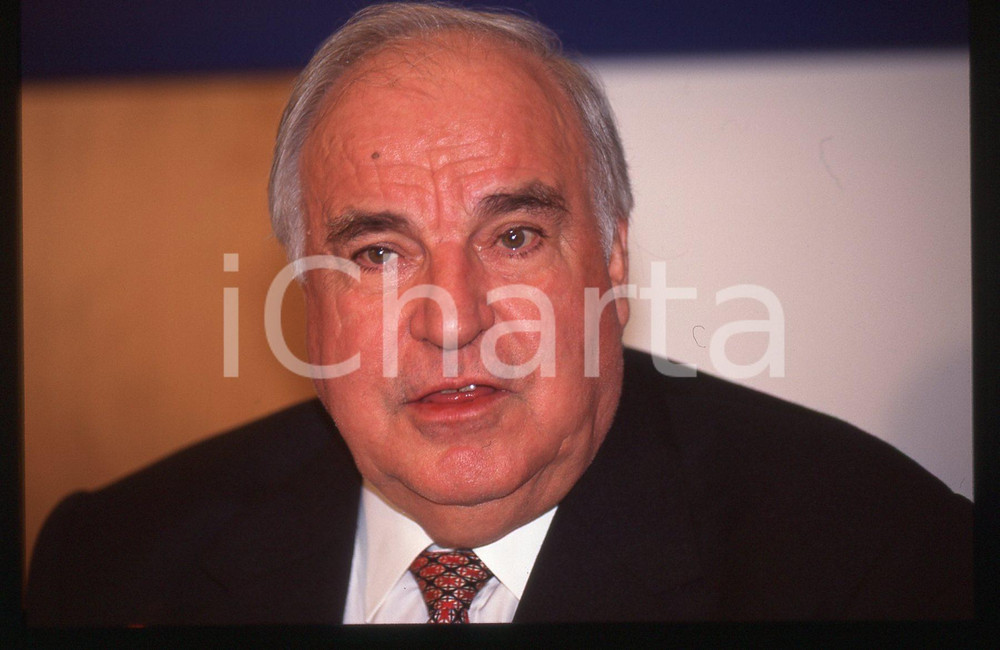 35mm vintage slide* 1996 TORINO Helmut KOHL al vertice "MAASTRICHT-DUE" (14)