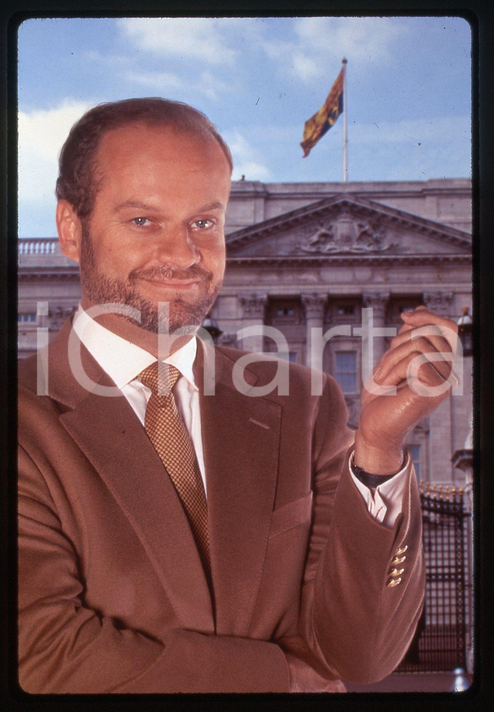 35mm vintage slide* 1996 LONDON SUITE Kelsey GRAMMER Ritratto dell'attore