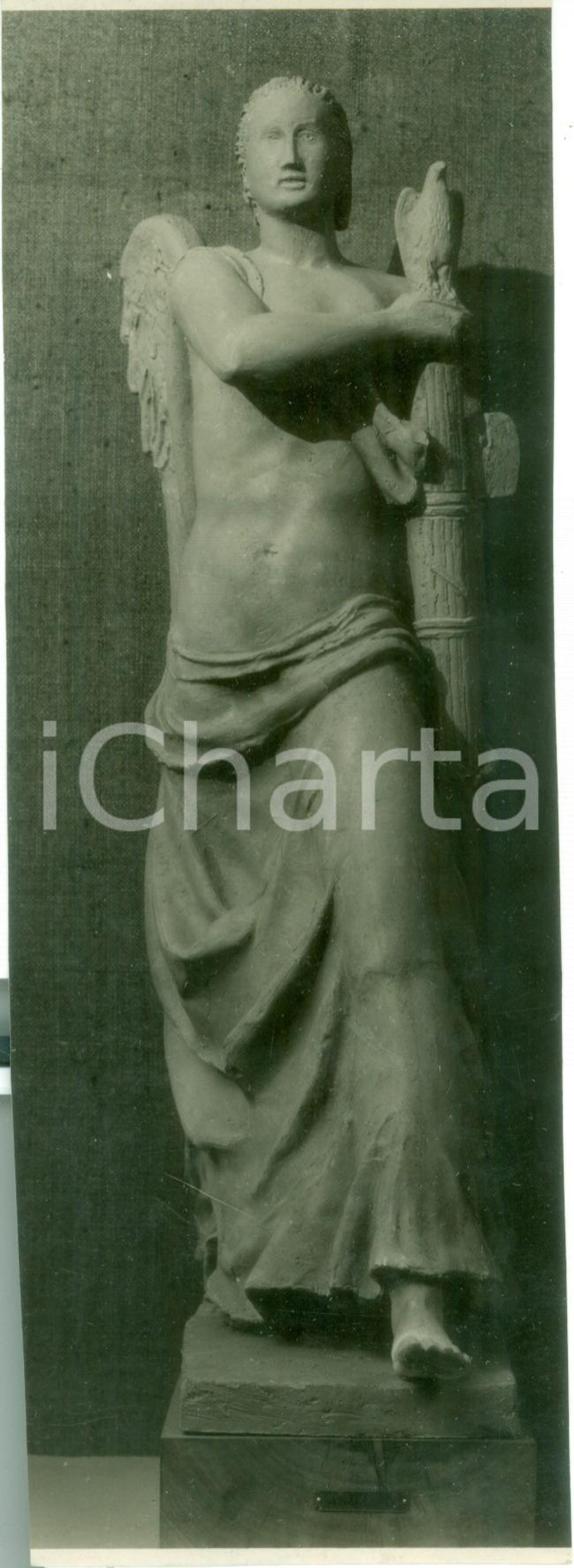 Fotografia d epoca originale 1937 MILANO Monumento alla Vittoria Fascista Arturo MARTINI Vera fotografia 1