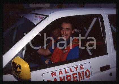 35mm vintage slide* 1994 SAN REMO RALLY Daniel DUCRUET at the car (48)