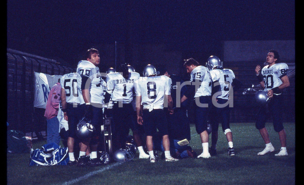 35mm vintage slide* 1994 LEGNANO FOOTBALL FROGS Legnano vs RHINOS Milano (3)