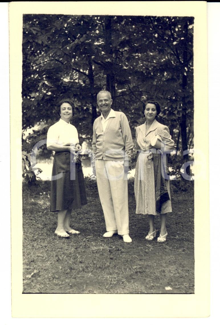 Fotografia d epoca originale 1951 FIUGGI FR Fotografia avv. ZAGANELLA con Anna CELONA FP 1