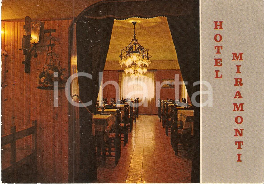 Cartolina originale da collezione 1975 ca CANOSIO (CN) Hotel Miramonti *Cartolina FG NV 1