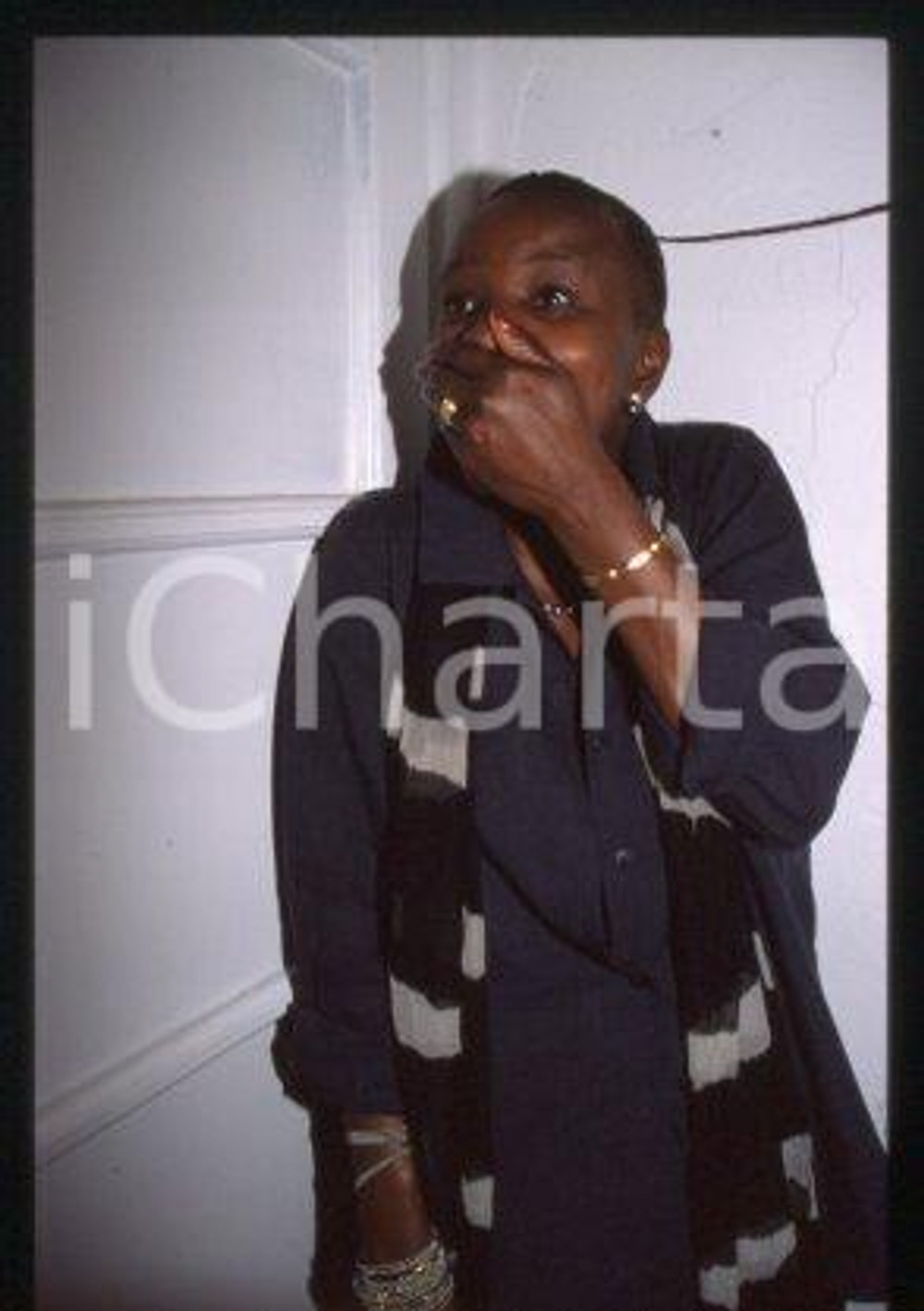 35mm vintage slide* 1995 ca MILAN Singer-songwriter actress Angélique KIDJO (9)