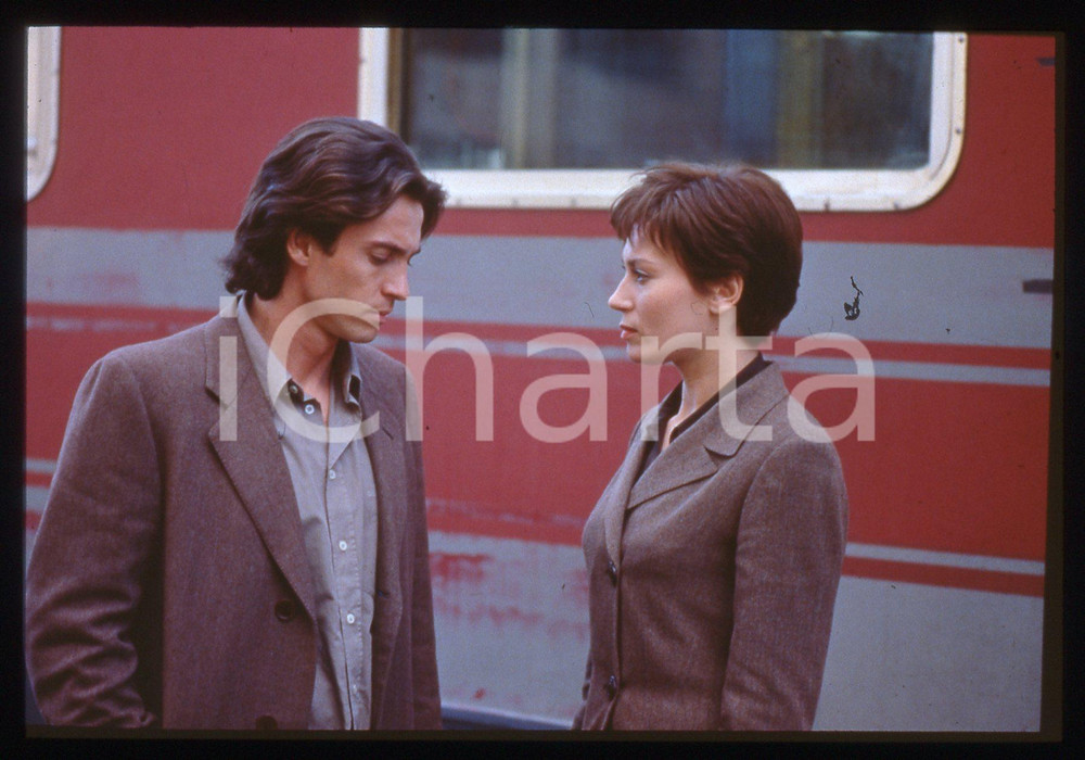 35mm vintage slide* 1999 LA DONNA DEL TRENO Alessio BONI Antonella FATTORI Film