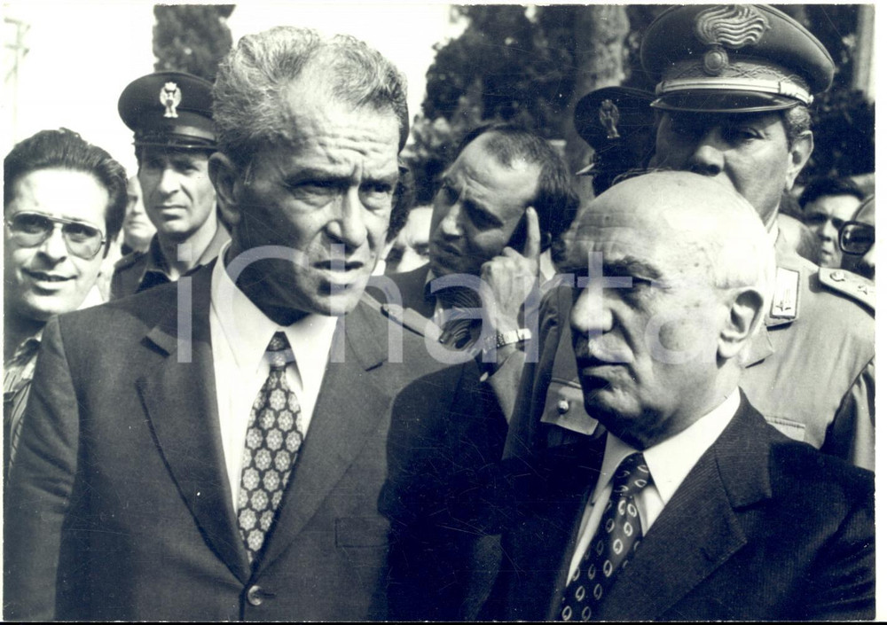 1976 ROMA Pietro INGRAO e Amintore FANFANI nuovi presidenti delle Camere *Foto