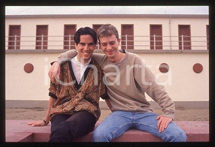 35mm vintage slide* 1996 ca VENICE Reuben PILLSBURY Christopher CHAPLIN (12)