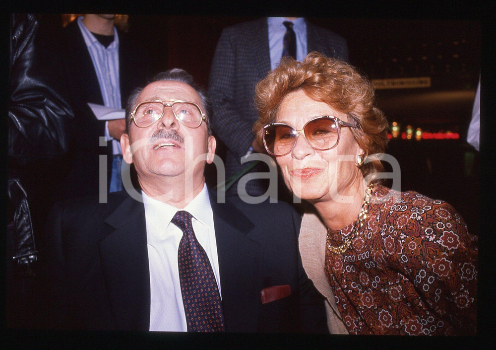 35mm vintage slide* 1989 FESTIVAL SANREMO - Domenico MODUGNO e Anna Maria SURDO