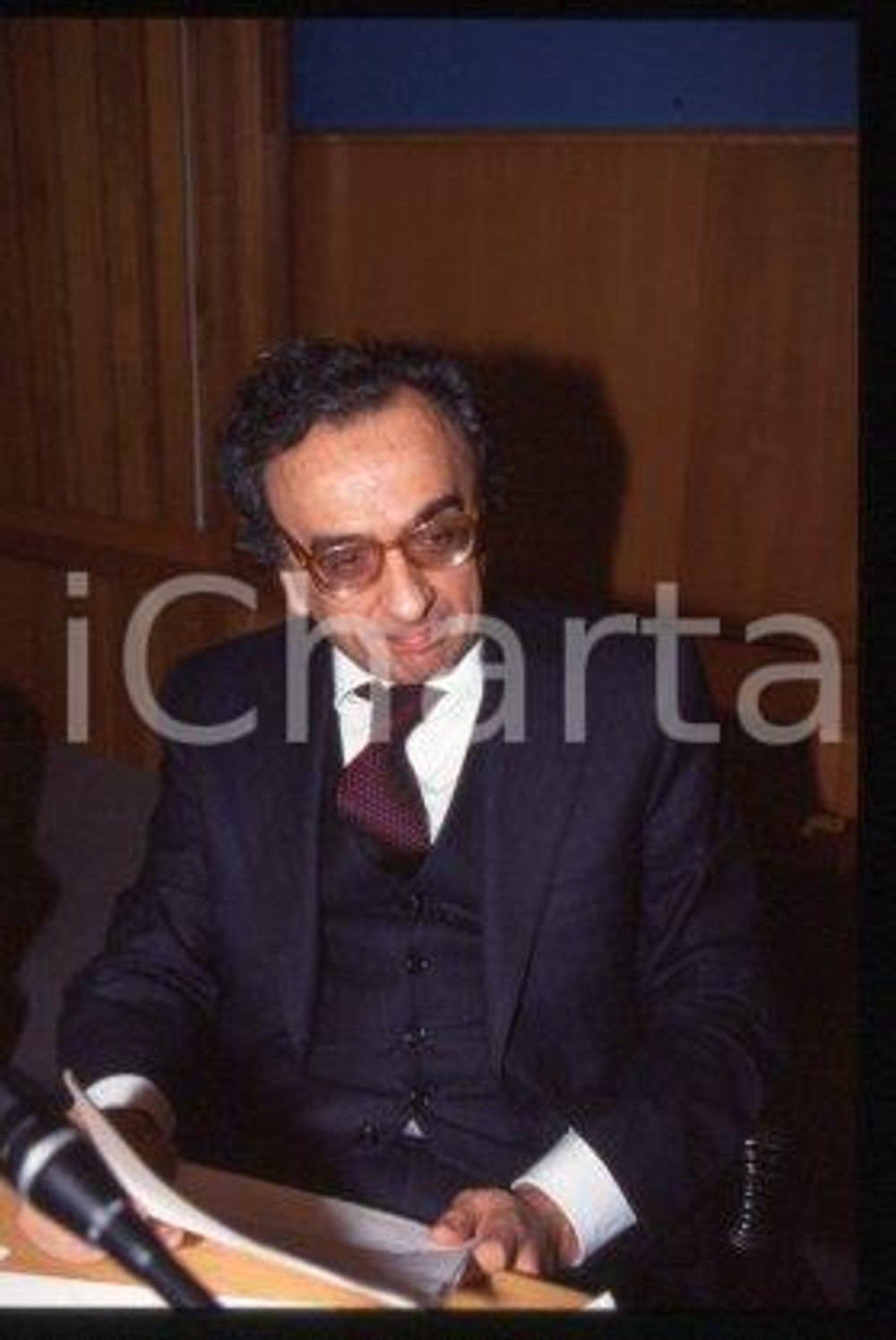Alberto CLO' - ITALY Portrait of an economist 1995 ca * 35 mm vintage slide 1