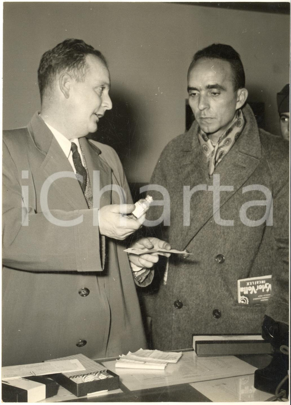 1954 ROMA CIAMPINO Arrivo del siero GAMMA per un bambino malato - Foto 13x18