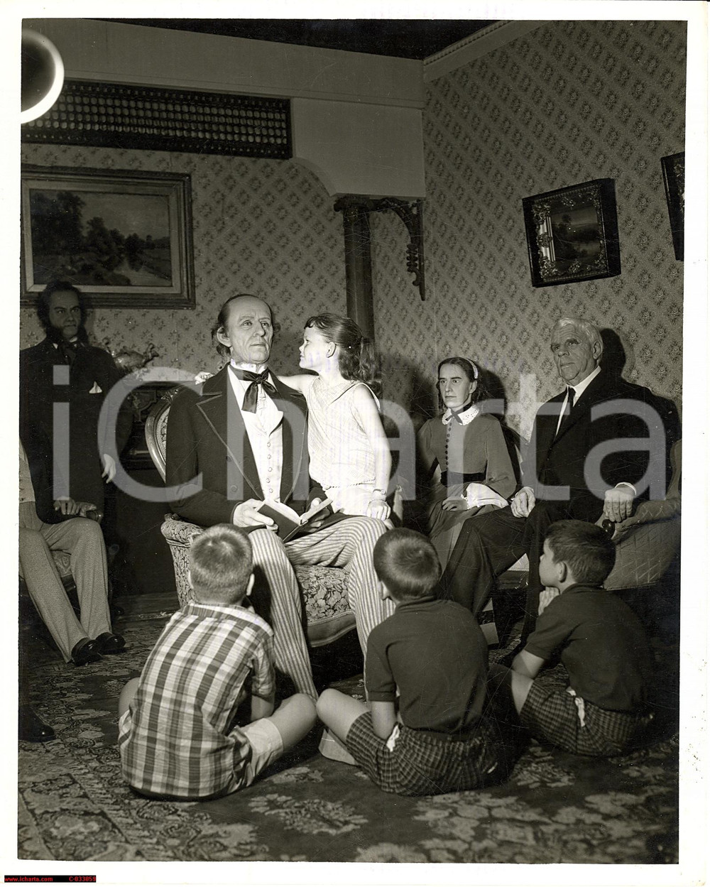 Fotografia d'epoca originale 1965 St Augustine Florida Potter's Wax Museum, Andersen 1