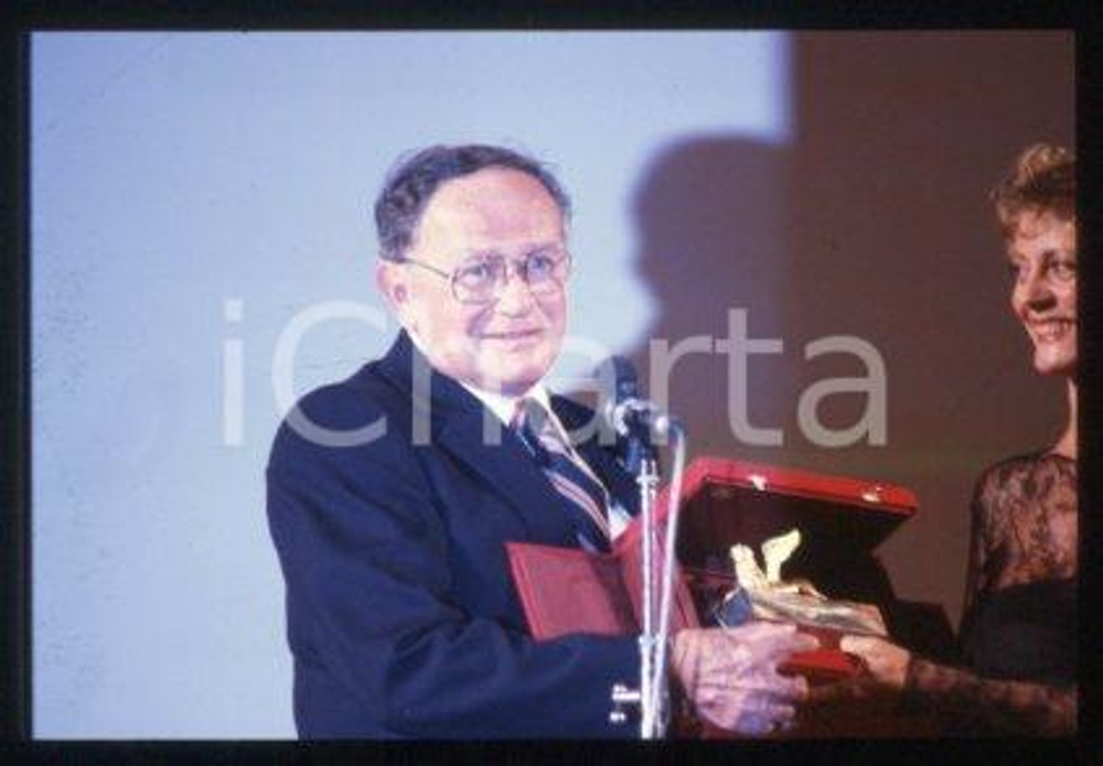 35mm vintage slide* 1987 VENEZIA Joseph L. MANKIEWICZ and Susan SARANDON (54)