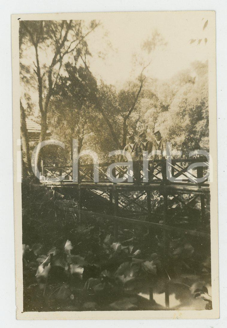 1935 ca CINA TIENTSIN - Leoni di SAN MARCO - Escursione (4) *Foto Fotografia d'epoca. GOOD/buono Lievi smussature angolari Formato: 9x6 originale e autentica 1