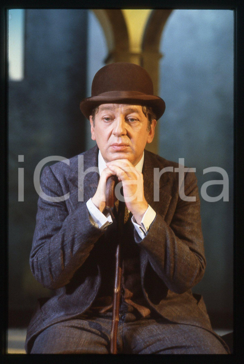 35mm vintage slide* 1986 RAI 3 ALL'USCITA - Paolo BONACELLI