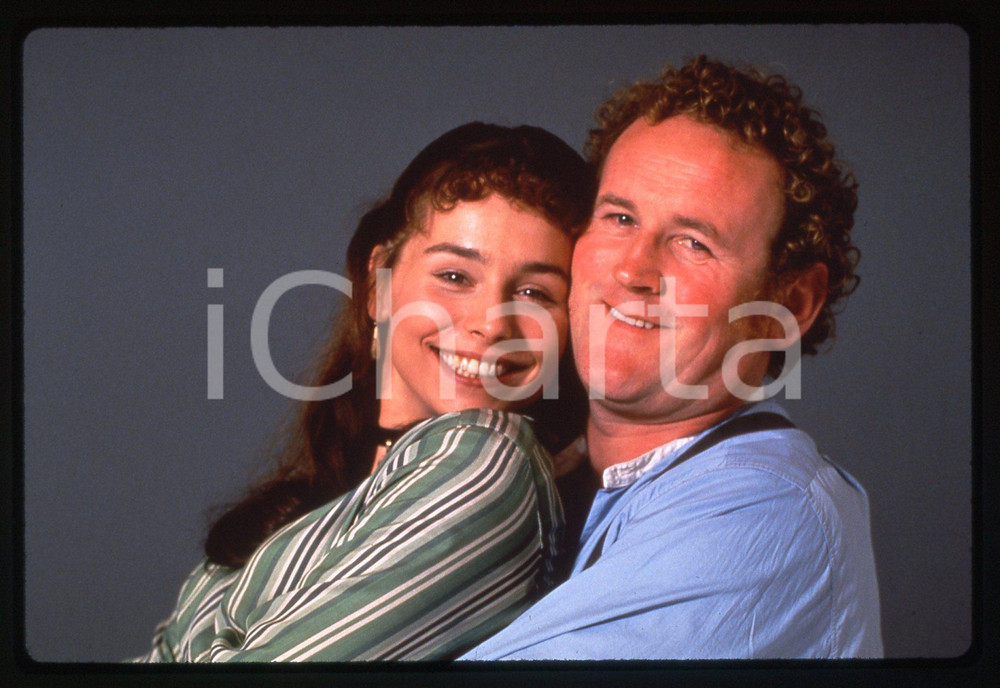 35mm vintage slide* 1995 CINEMA - Tara FITZGERALD e Colm MEANEY Ritratto
