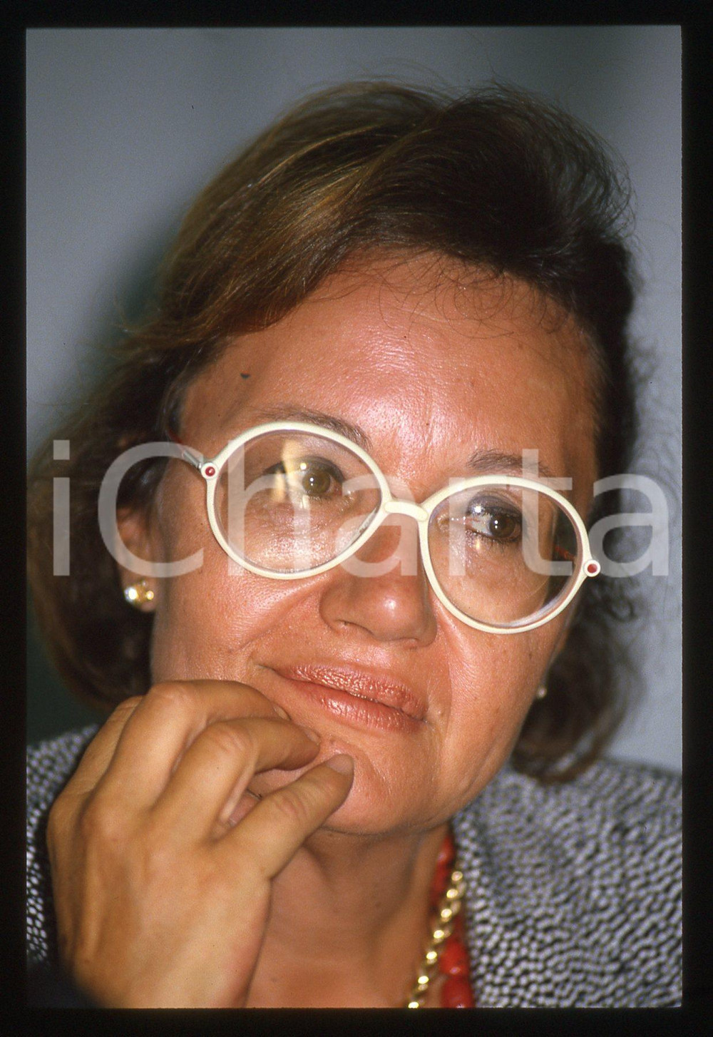 35mm vintage slide* 1988 ITALIA COSTUME Maria VENTURI Ritratto scrittrice (3) 