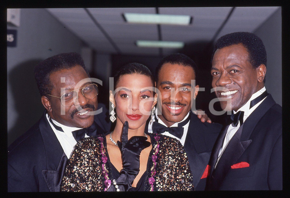 35mm vintage slide* 1991 TELEMIKE - THE PLATTERS backstage (9)