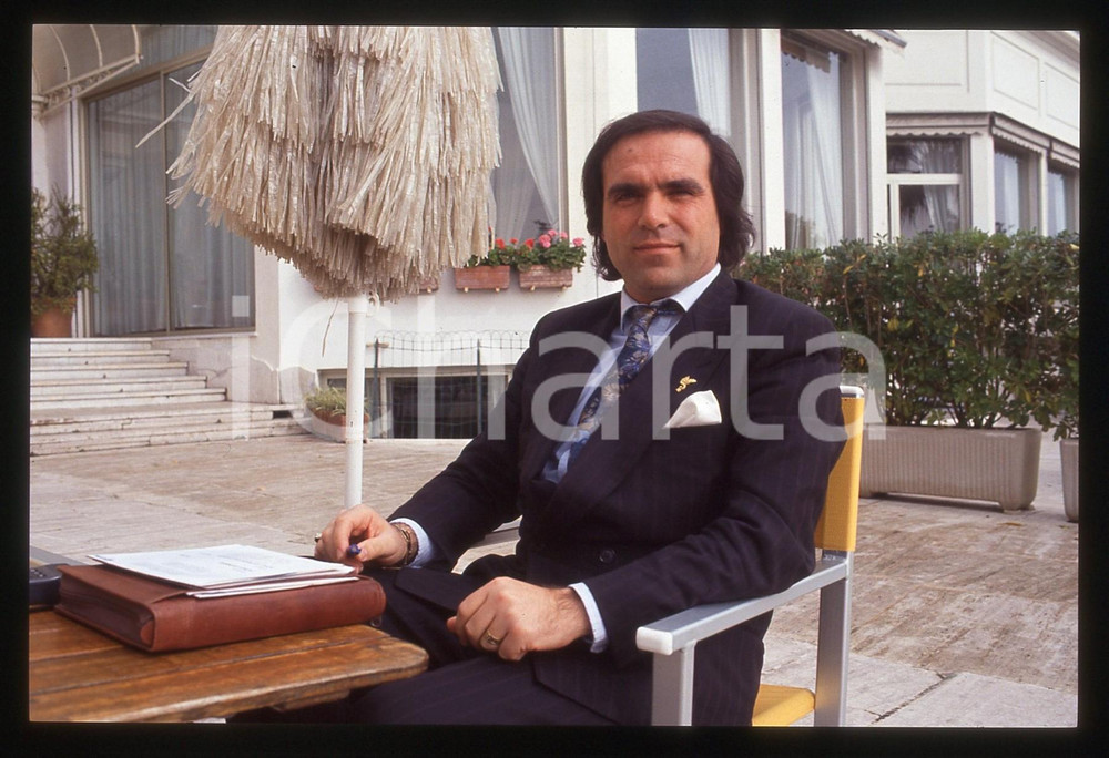 35mm vintage slide* 1985ca Tony GALLO pioniere trapianto tricologico -ritratto 5