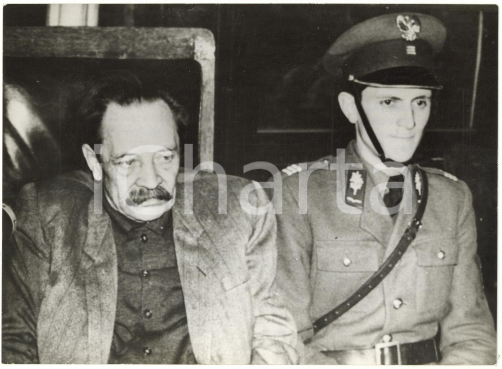 1959 VARSAVIA Ex Gauleiter nazista Erich KOCH condannato a morte *Foto 18x13 cm