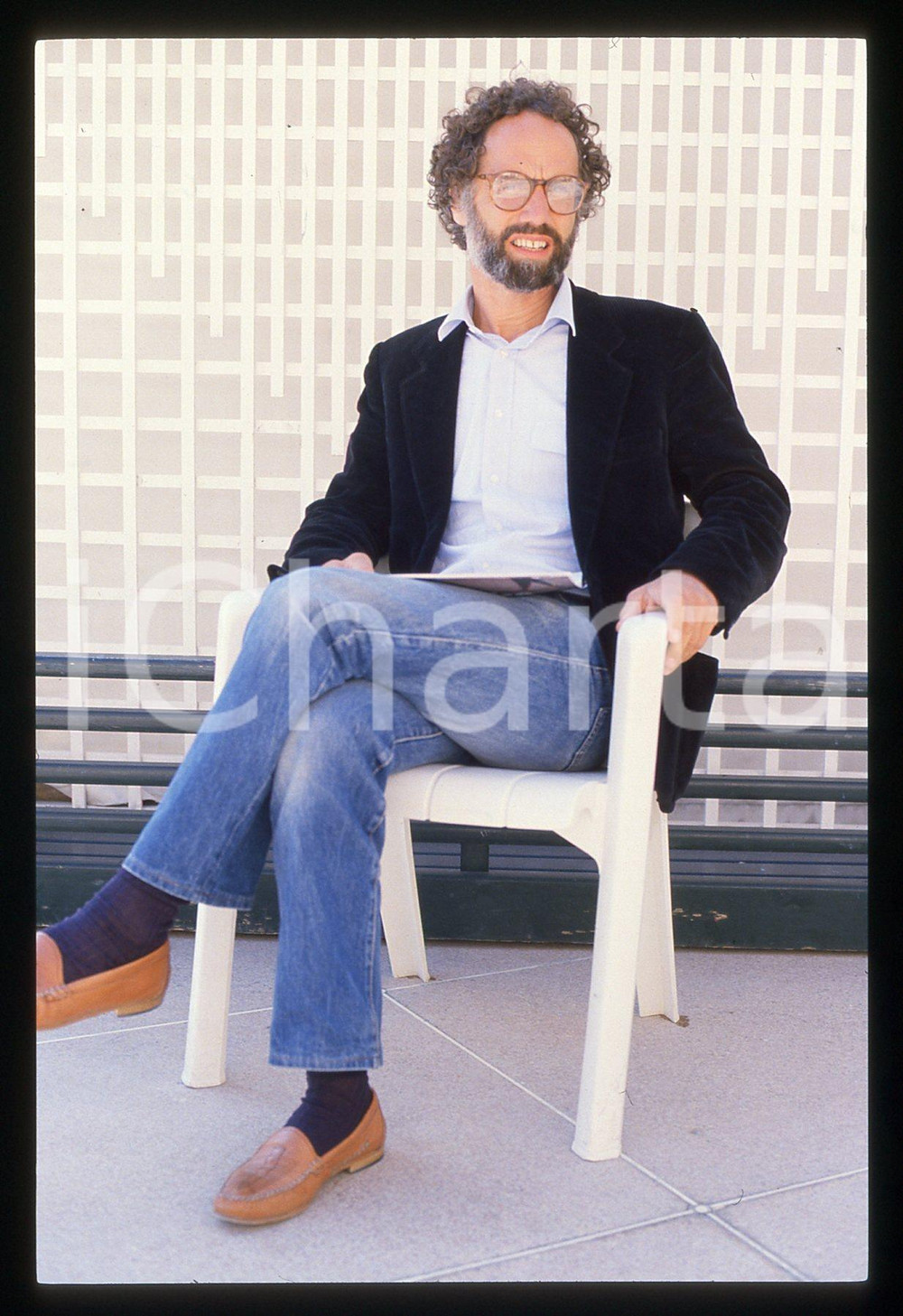 35mm vintage slide* 1986 VENEZIA Markus IMHOOF - Ritratto del regista (12)
