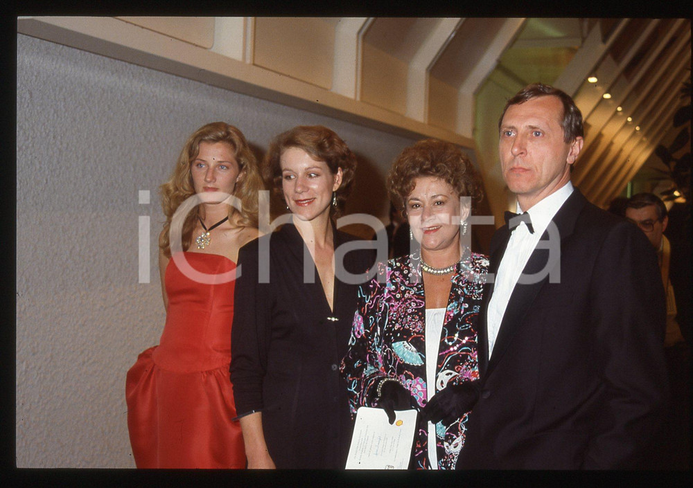 35mm vintage slide* 1988 FESTIVAL CANNES - Joely RICHARDSON e Peter GREENAWAY