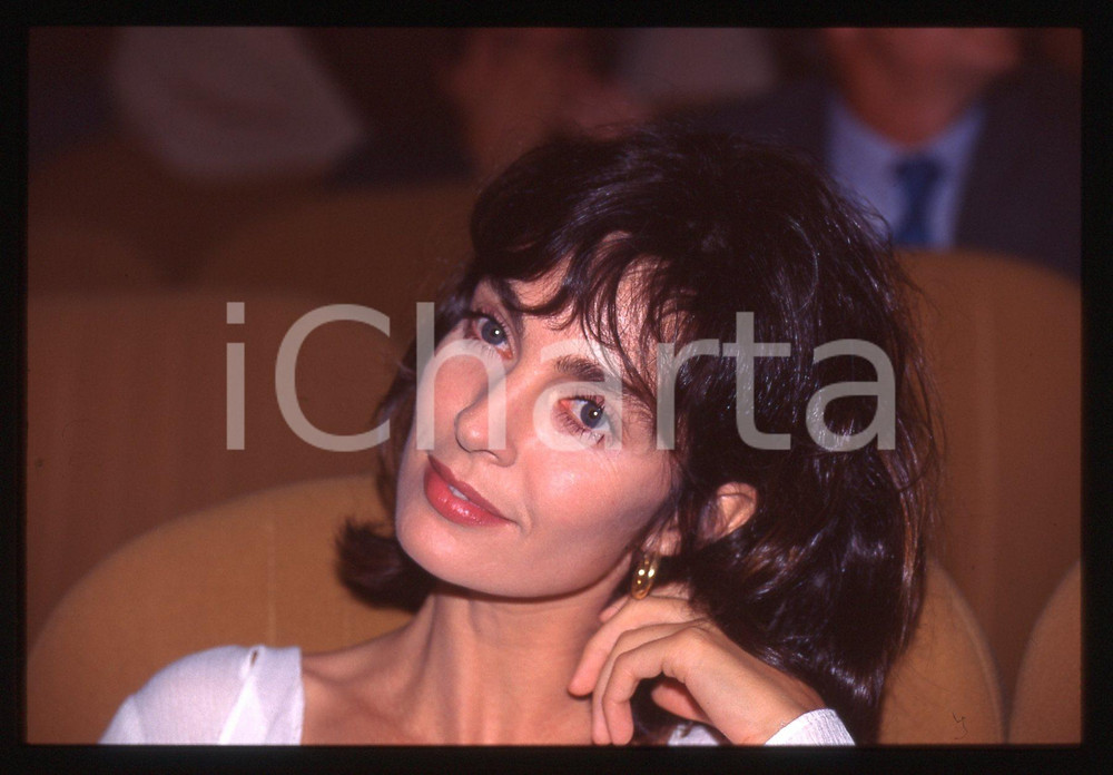 35mm vintage slide* 1994 MOSTRA DI VENEZIA Anne PARILLAUD - Ritratto attrice *17